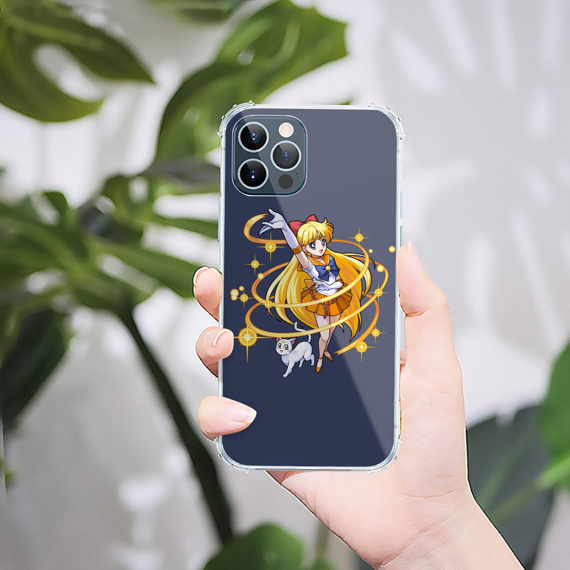 （画像用） 美少女戦士セーラームーン 愛野 美奈子 あいの みなこ Sailor Moon Aino Minako 【iPhone 12シリーズ対応】透明スマホケース（クリアソフトケース）